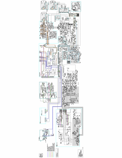 Finlux TZ82F8 Chassis MC2A Series 100 hz schematics